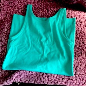 Teal tank top